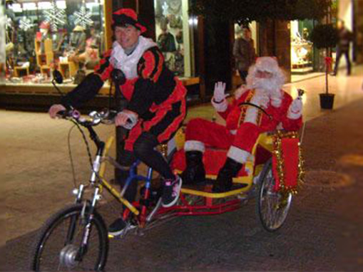 Papa Noel amb carreta Foto 1