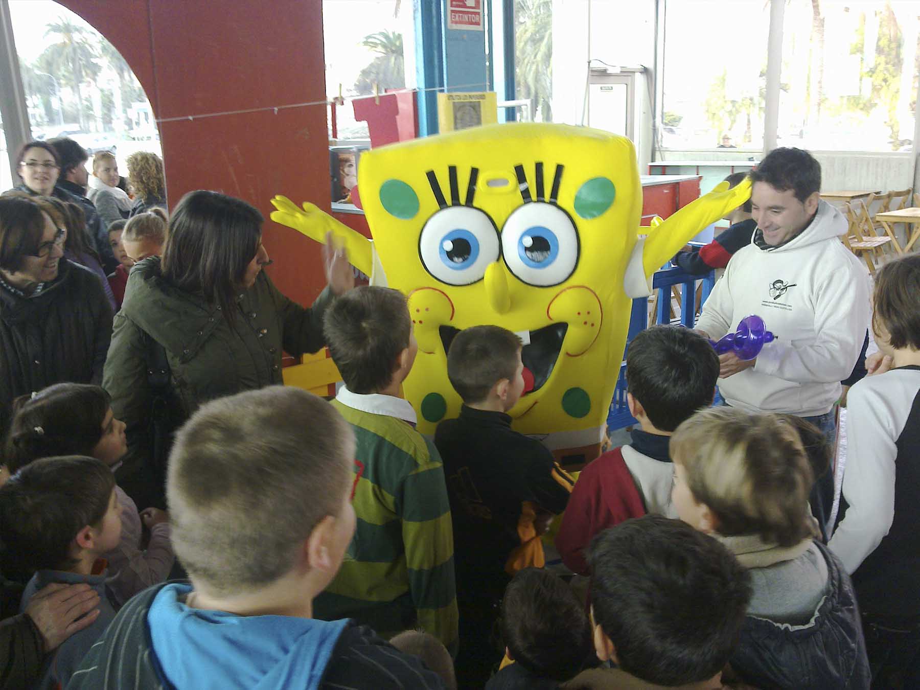 Visita de Bob Esponja Foto 1